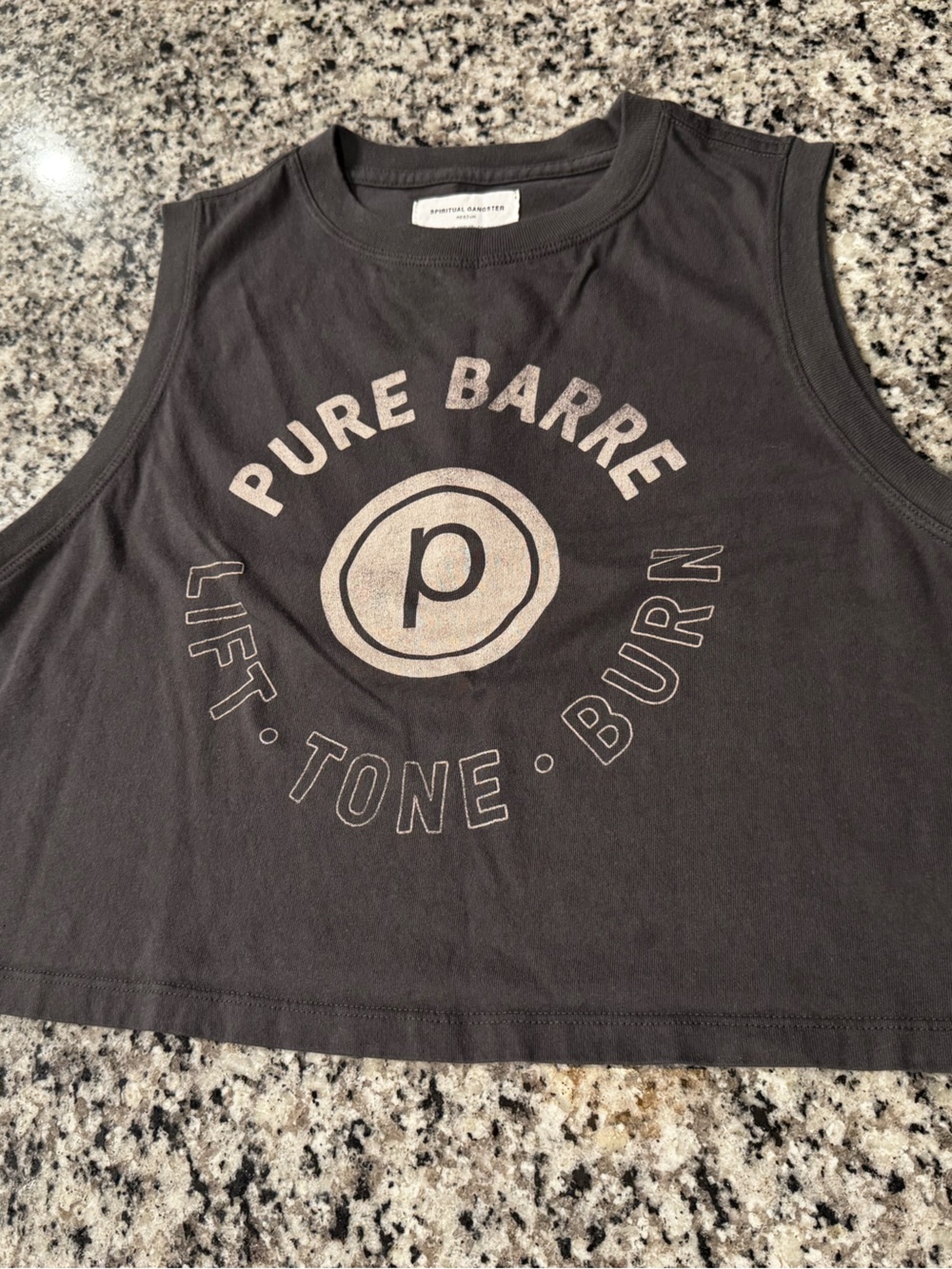 Spiritual Gangster x Pure Barre Crop Tank